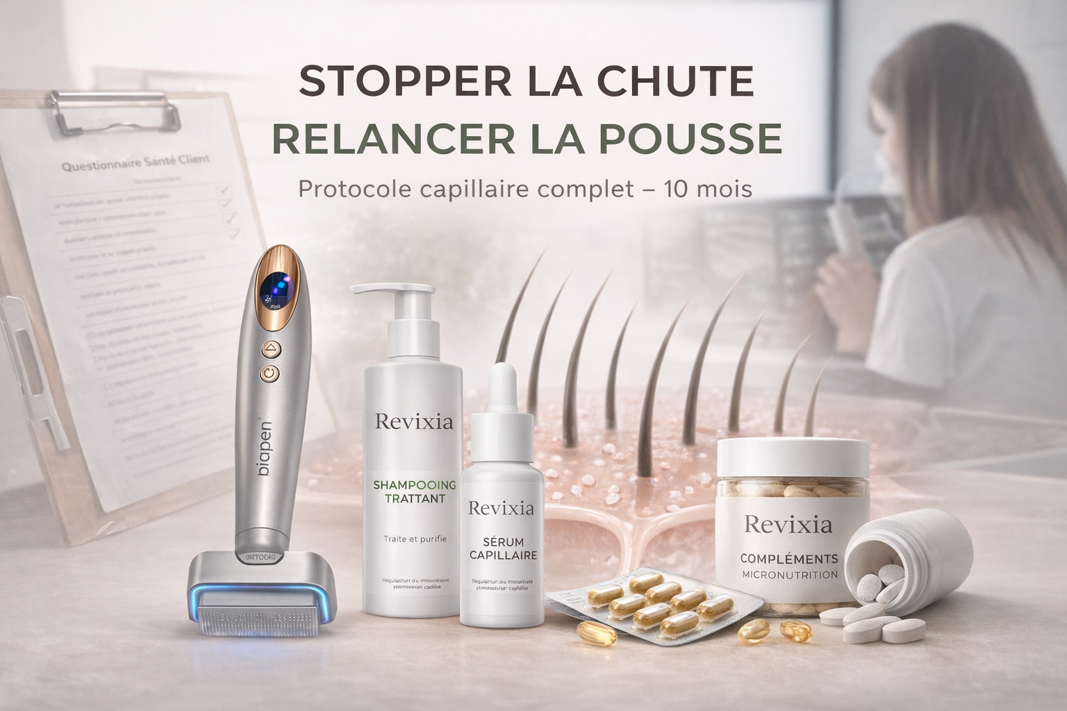 Protocole Capillaire Revixia 10 mois