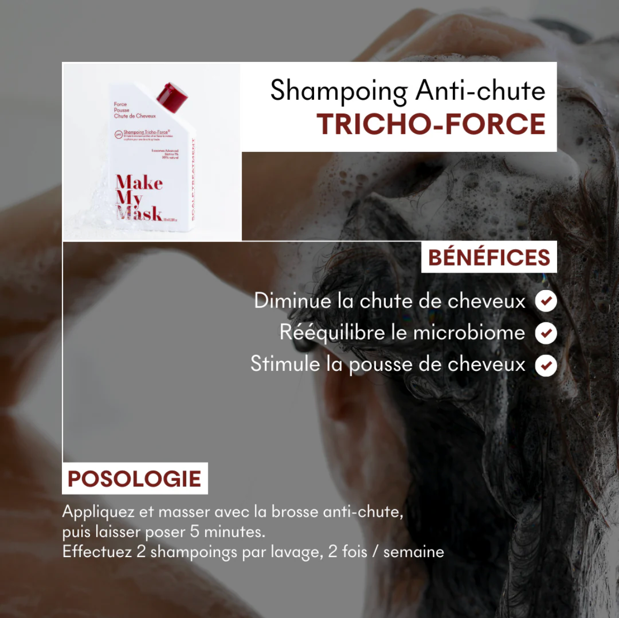 Shampoing TRICHO FORCE – Shampooing Anti-Chute pH5