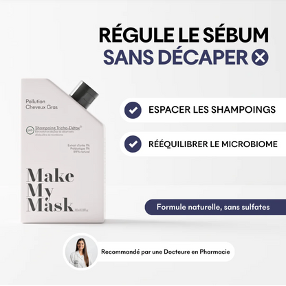 Shampoing TRICHO DÉTOX – Shampooing Cheveux Gras pH5