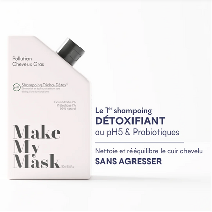 Shampoing TRICHO DÉTOX – Shampooing Cheveux Gras pH5